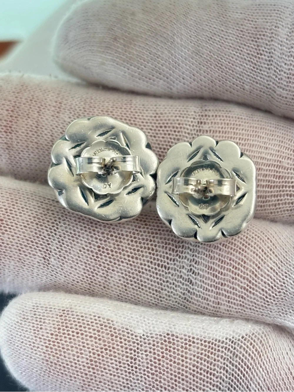 David Yurman Sculpted Cable Stud Earrings 17mm